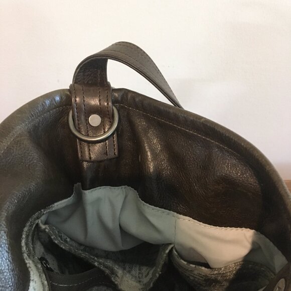 Rough & Tumble Brown N/S Slouchy Hobo with Adjustable Strap - Picture 8 of 10